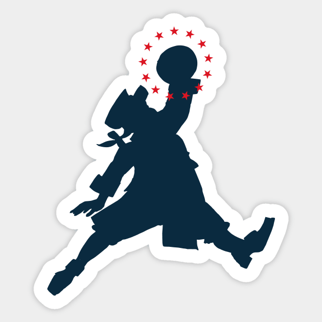 Air Billy Silhouette Sticker by Thomcat23